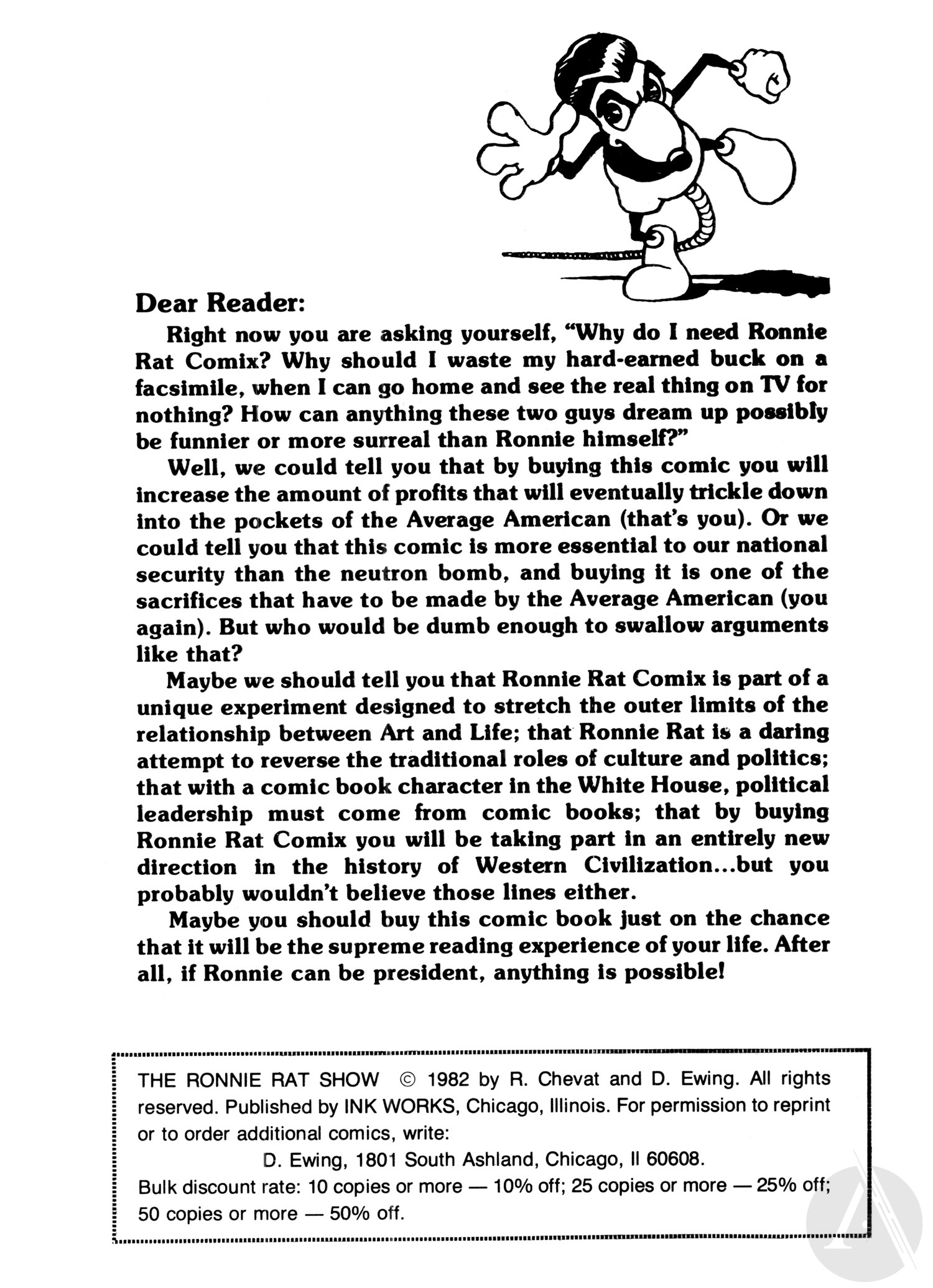 Read online The Ronnie Rat Show comic -  Issue # Full - 2