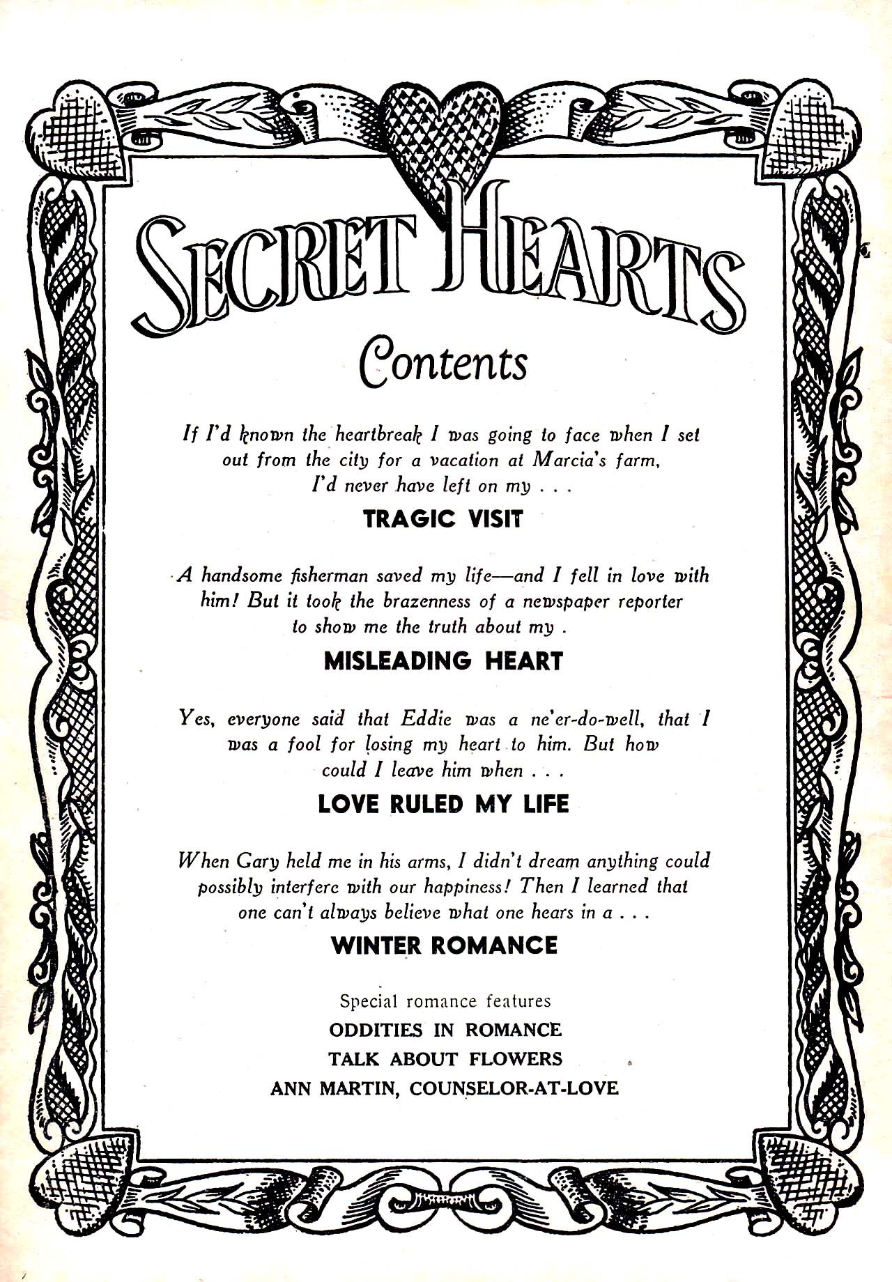 Read online Secret Hearts comic -  Issue #20 - 2