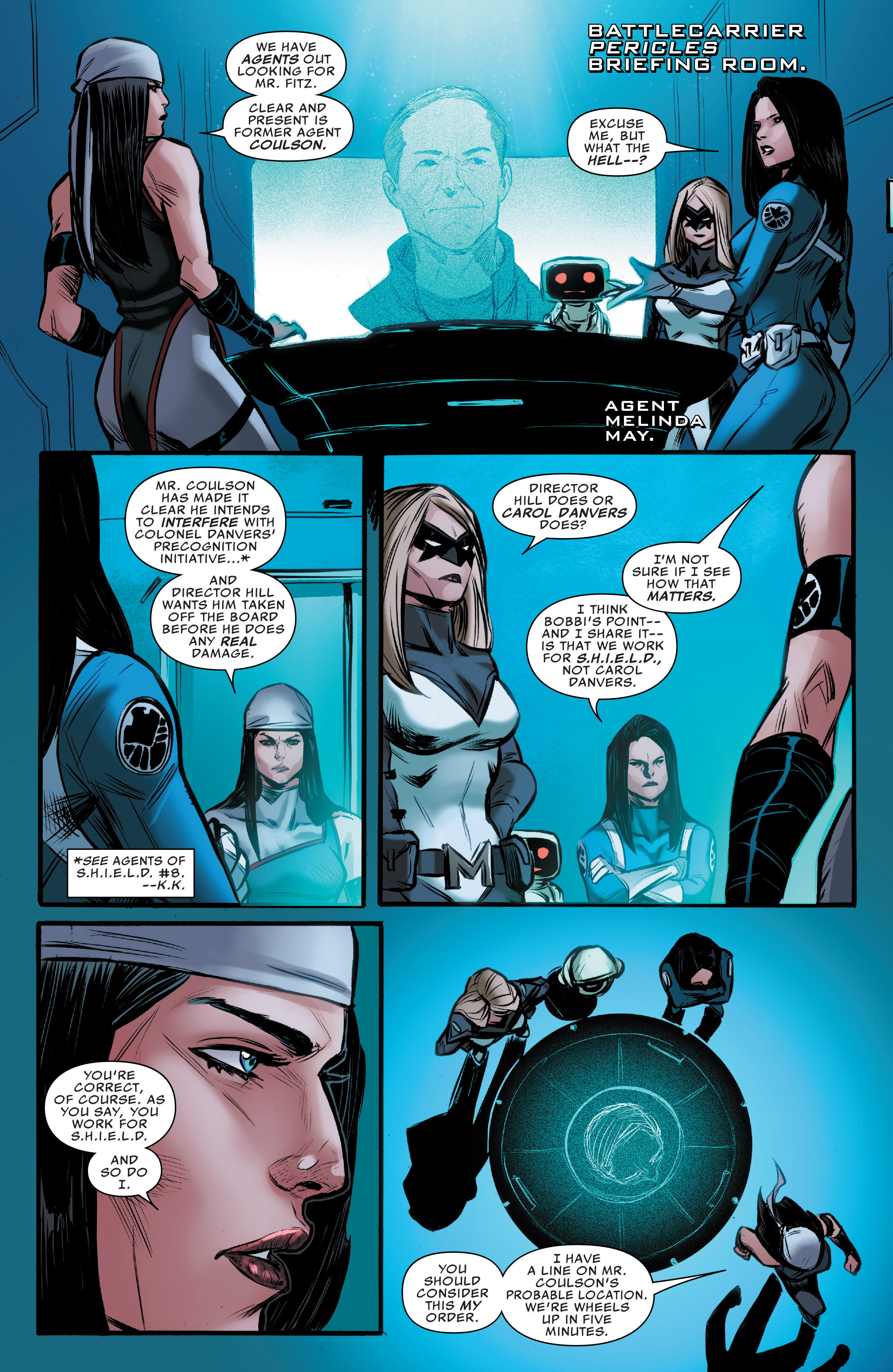 Read online Agents of S.H.I.E.L.D. comic -  Issue #9 - 10