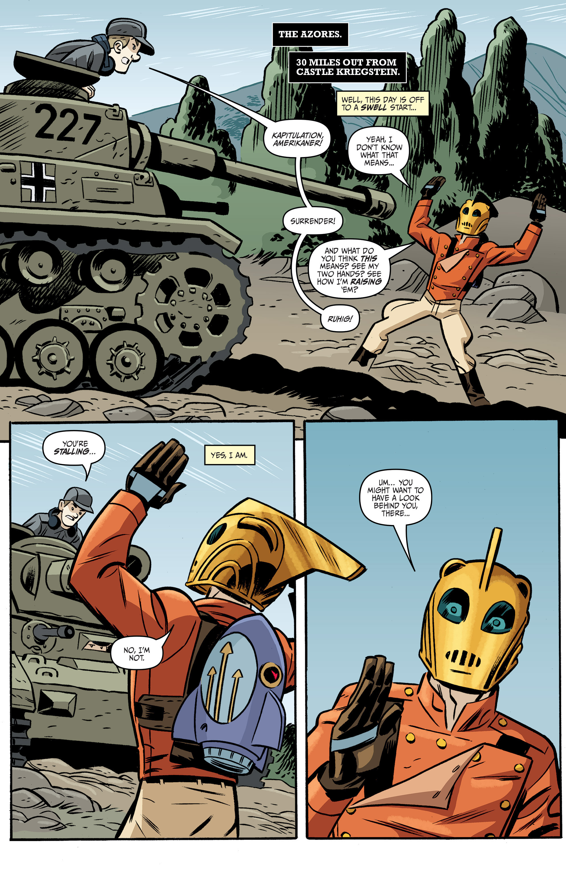 Read online The Rocketeer at War comic -  Issue #3 - 3