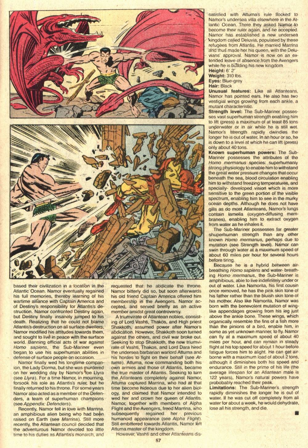 Read online The Official Handbook of the Marvel Universe Deluxe Edition comic -  Issue #12 - 59