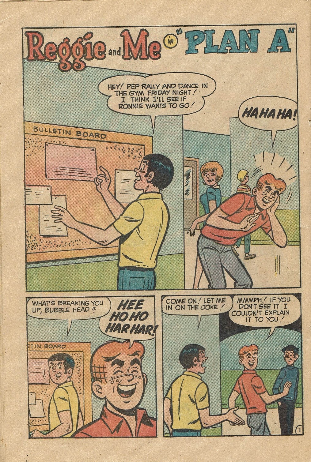 Read online Reggie and Me (1966) comic -  Issue #46 - 20