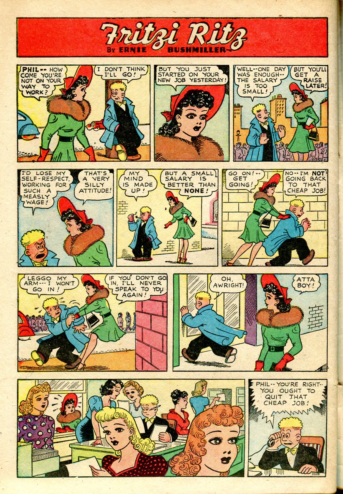 Read online Fritzi Ritz (1953) comic -  Issue #7 - 30
