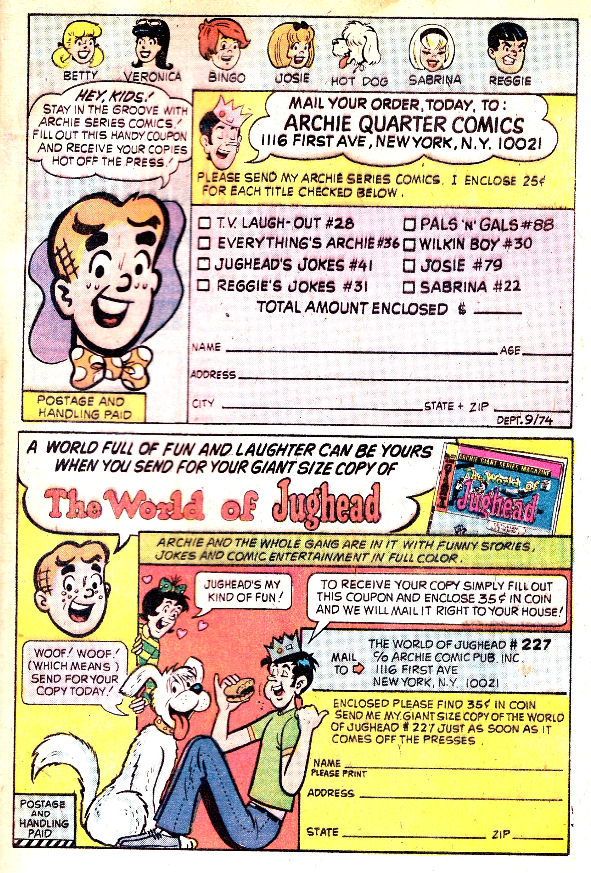 Read online Archie Giant Series Magazine comic -  Issue #225 - 49