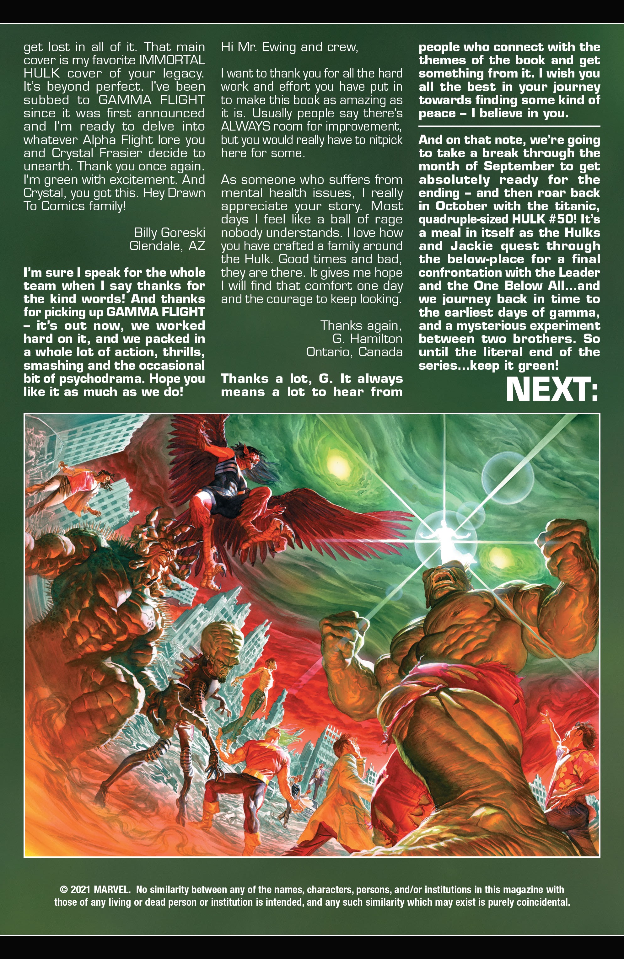 Read online Immortal Hulk comic -  Issue #49 - 22