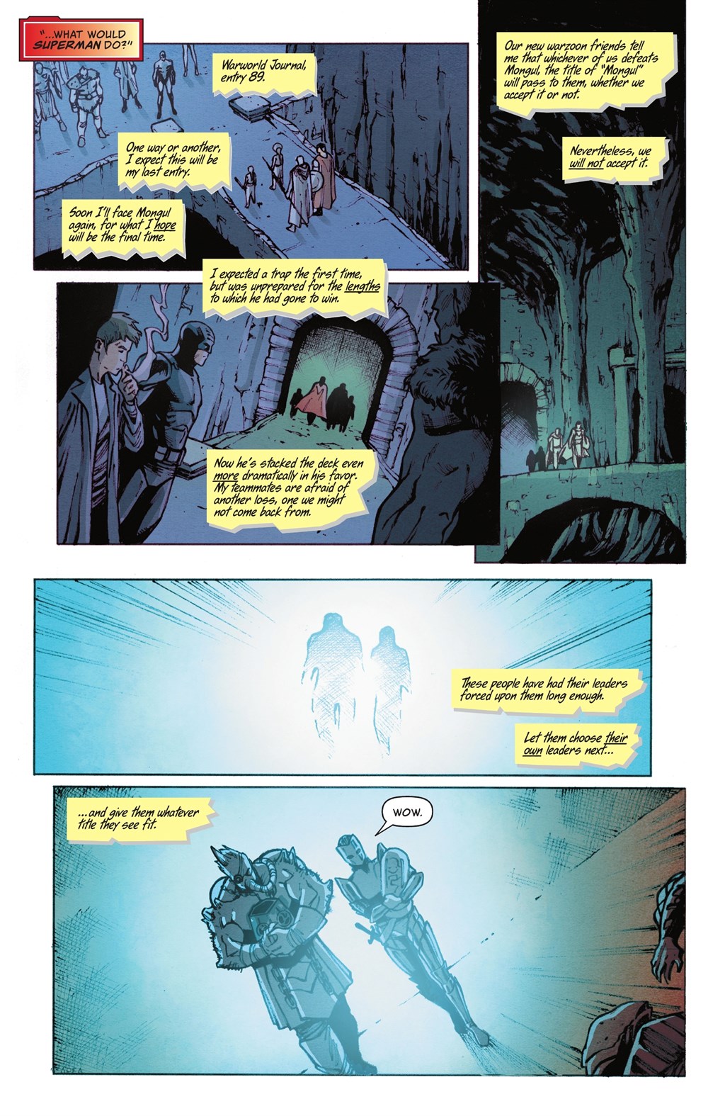 Read online Superman: Action Comics: Warworld Revolution comic -  Issue # TPB (Part 2) - 8
