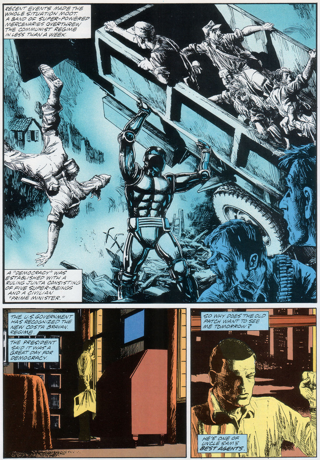 Marvel Graphic Novel issue 57 - Rick Mason - The Agent - Page 22