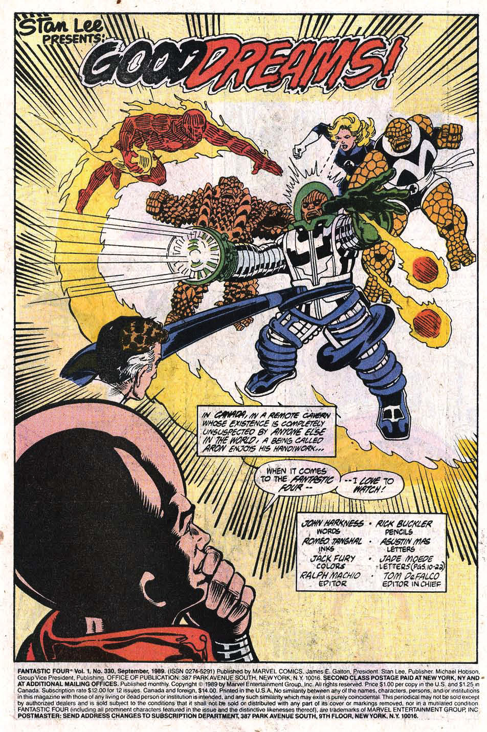 Read online Fantastic Four (1961) comic -  Issue #330 - 3