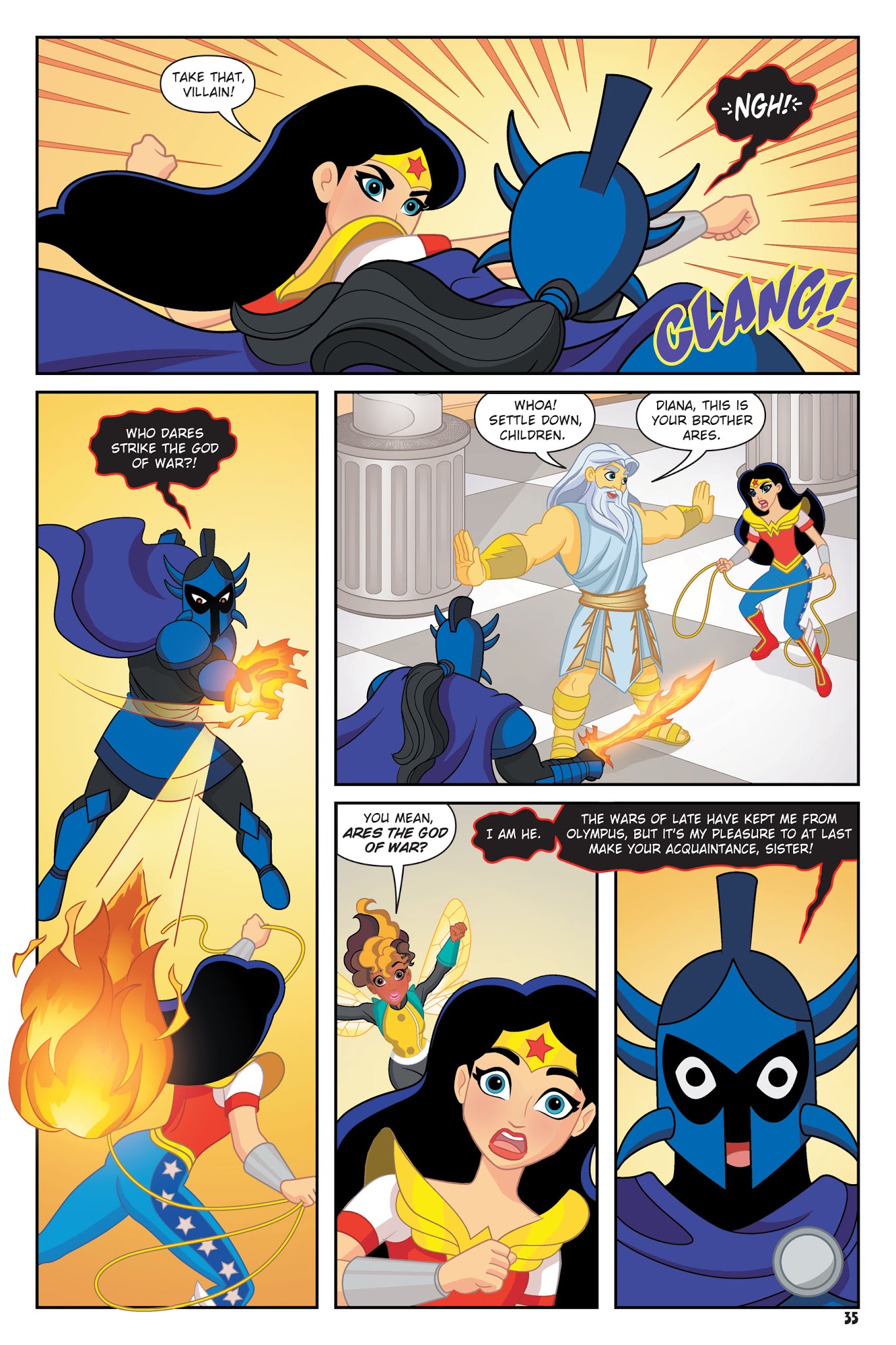 Read online DC Super Hero Girls: Summer Olympus comic -  Issue # TPB - 33