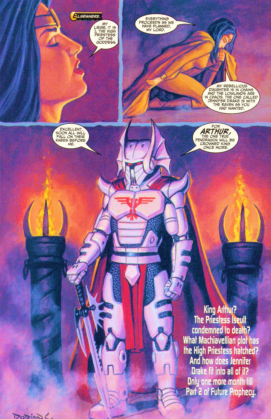 Read online Lady Pendragon comic -  Issue #7 - 28