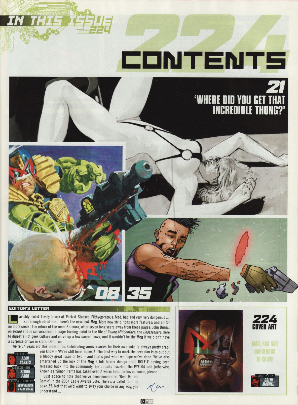 Read online Judge Dredd Megazine (Vol. 5) comic -  Issue #224 - 3