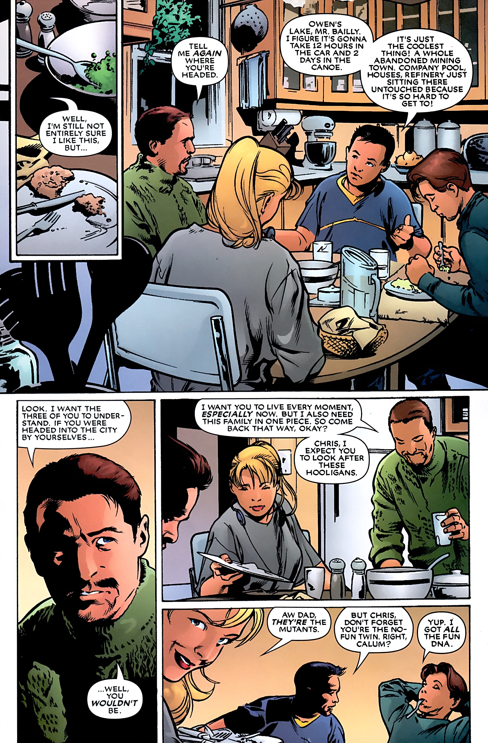 Read online Mutant X: Dangerous Decisions comic -  Issue # Full - 6