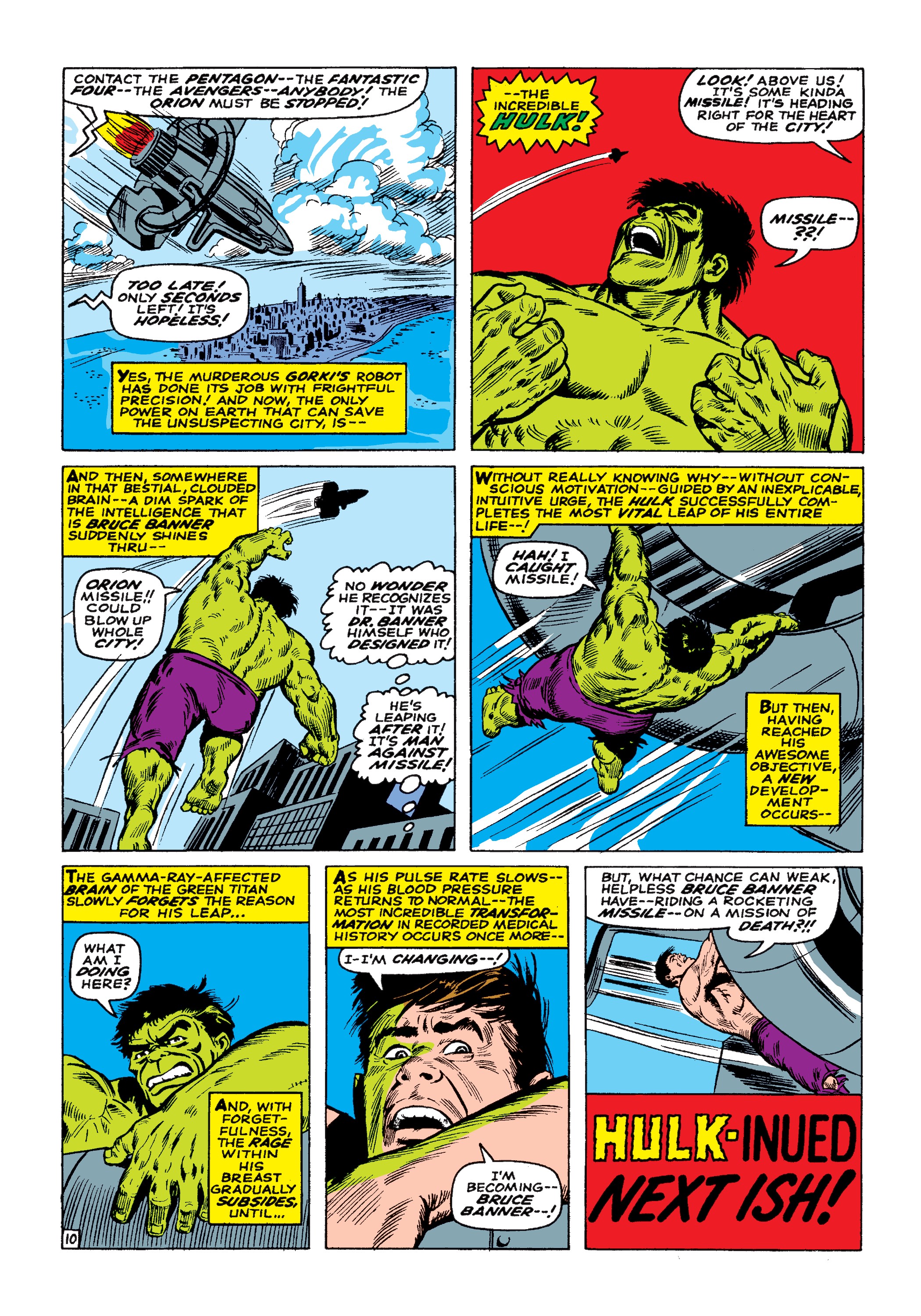 Read online Marvel Masterworks: The Incredible Hulk comic -  Issue # TPB 3 (Part 1) - 72