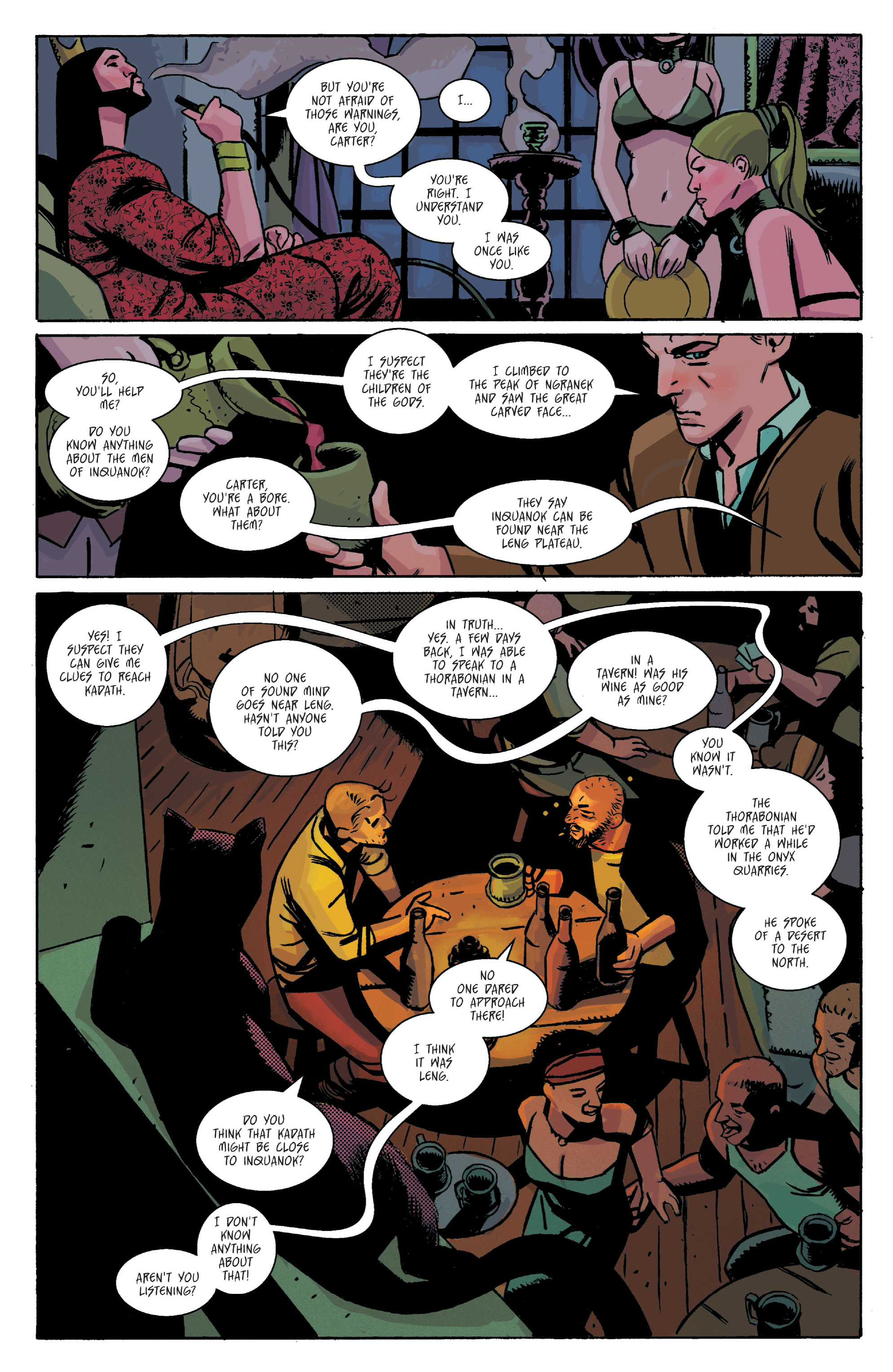 Read online Lovecraft Unknown Kadath comic -  Issue #5 - 8