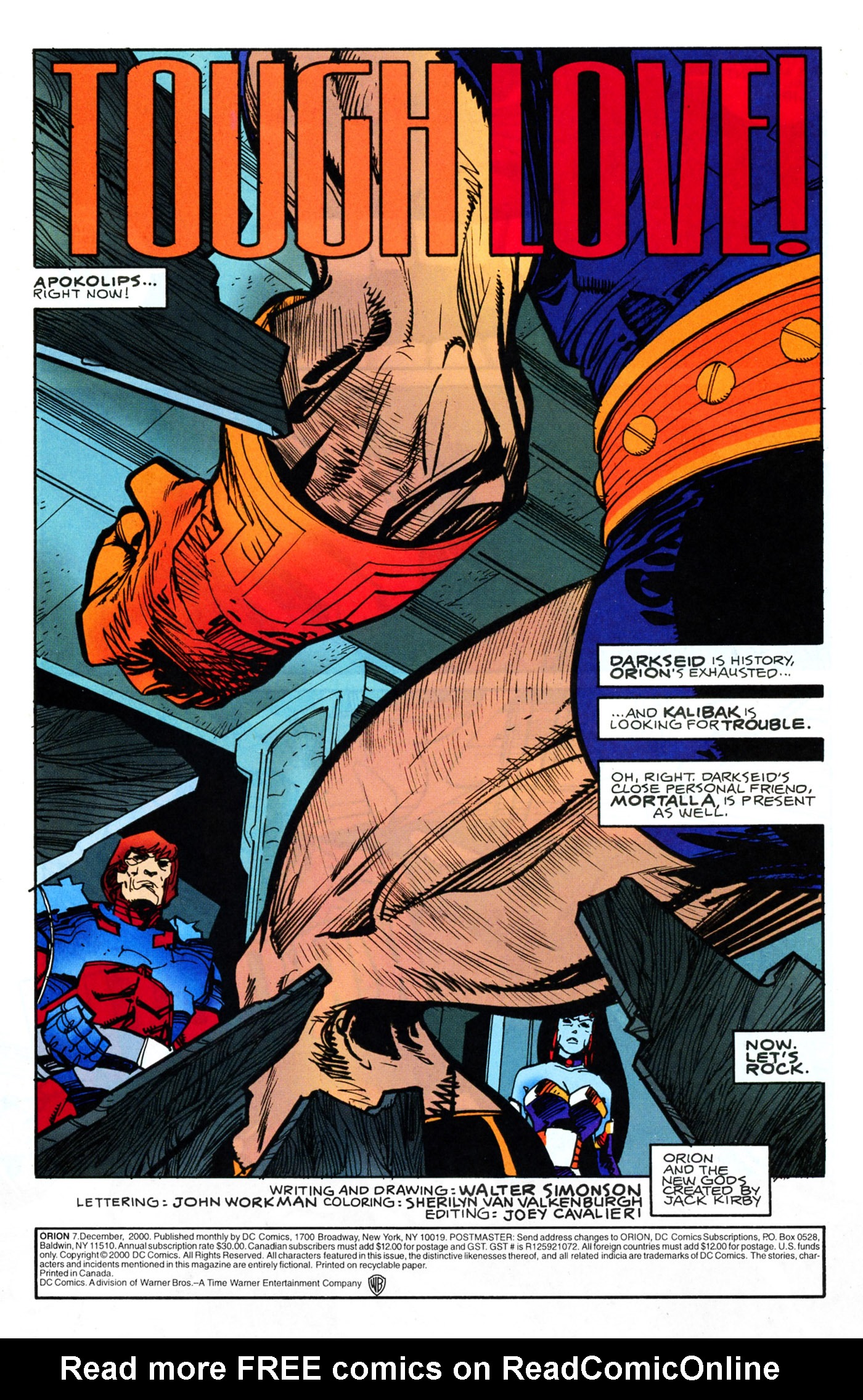 Read online Orion comic -  Issue #7 - 2