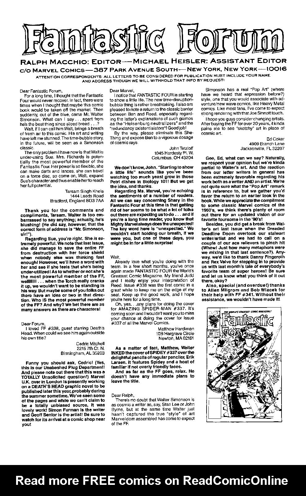 Read online Fantastic Four (1961) comic -  Issue #343 - 24