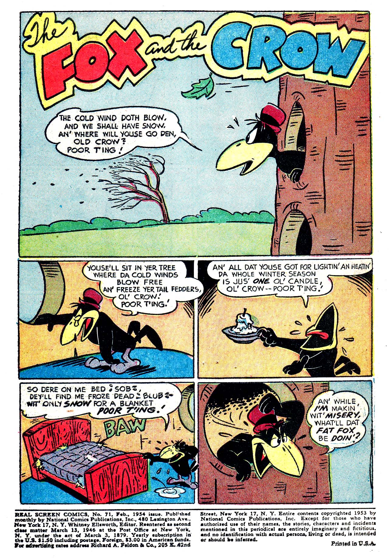 Read online Real Screen Comics comic -  Issue #71 - 3