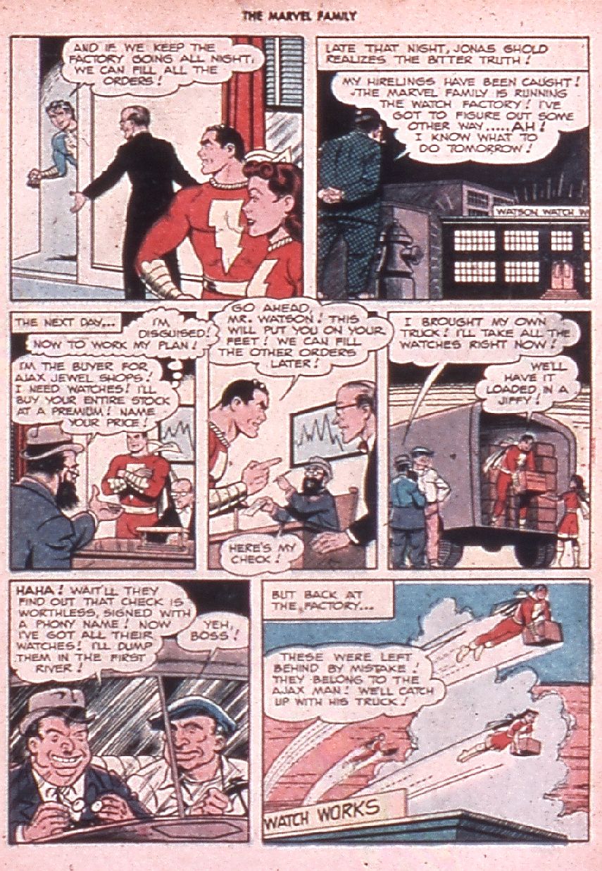 Read online The Marvel Family comic -  Issue #32 - 11