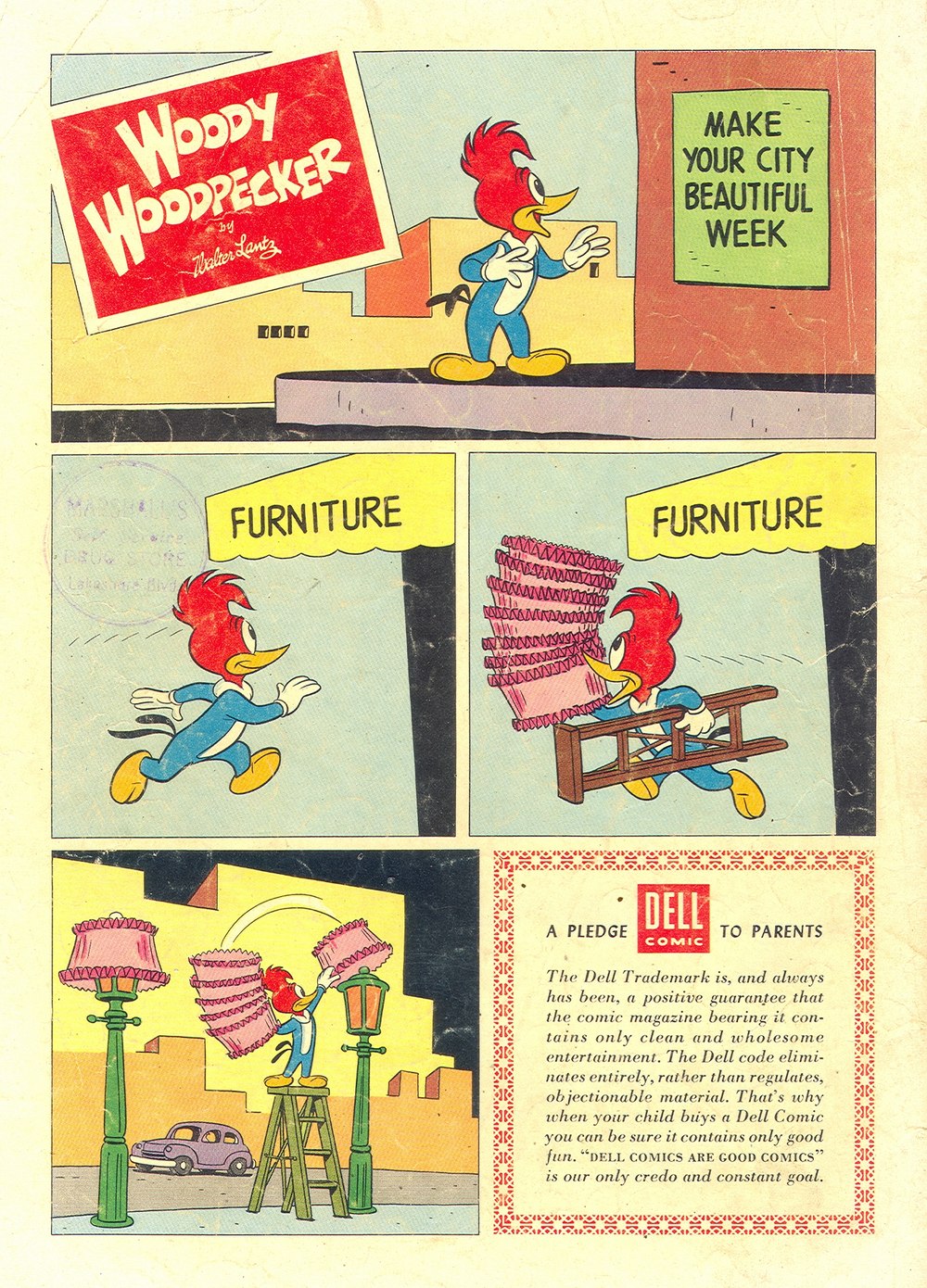 Read online Walter Lantz Woody Woodpecker (1952) comic -  Issue #36 - 36