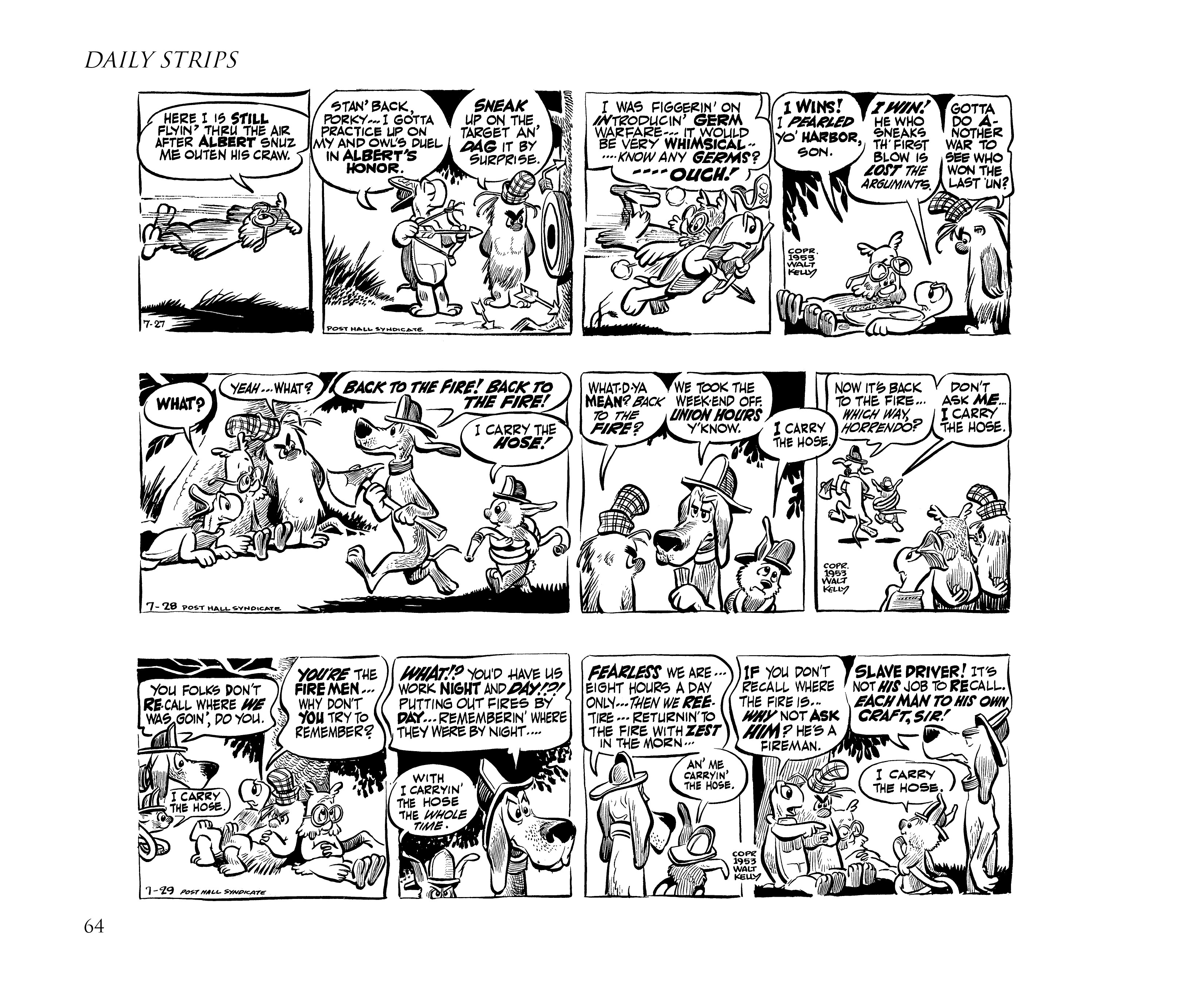 Read online Pogo by Walt Kelly: The Complete Syndicated Comic Strips comic -  Issue # TPB 3 (Part 1) - 76