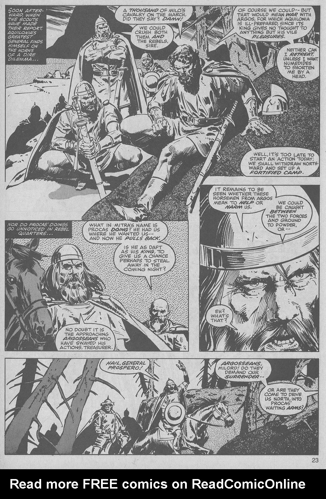 Read online The Savage Sword Of Conan comic -  Issue #50 - 23