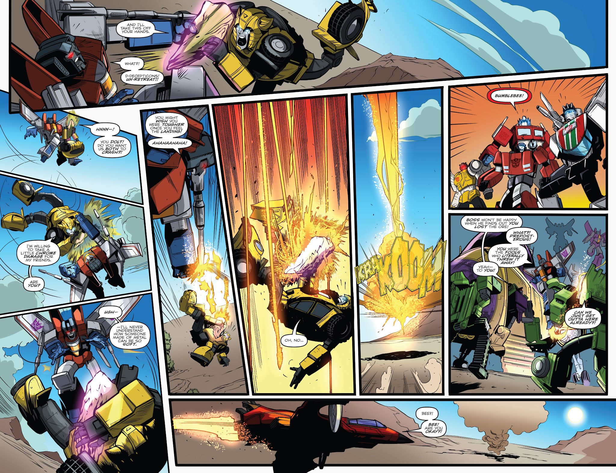 Read online Transformers: Bumblebee-Go For the Gold comic -  Issue # Full - 19