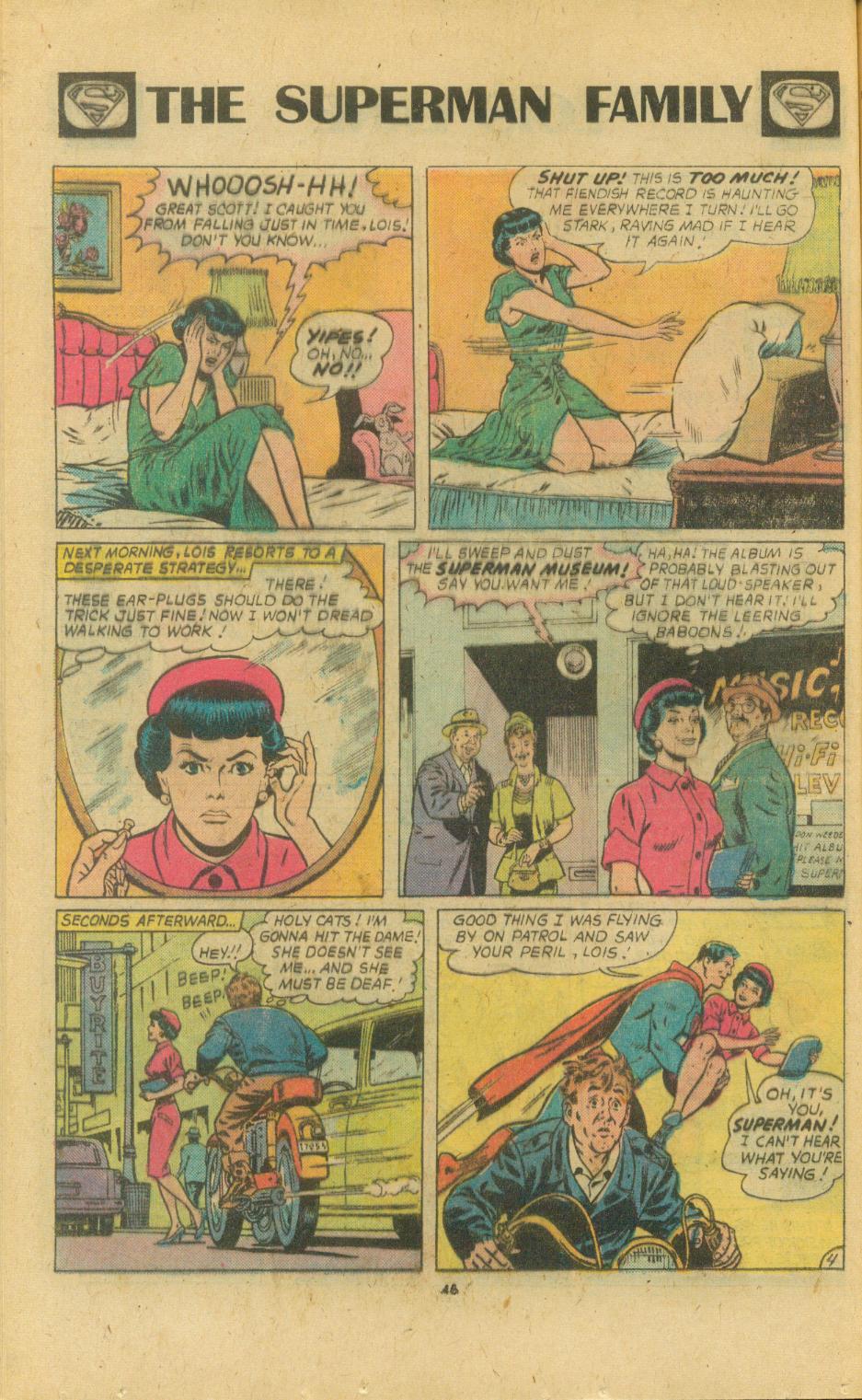 Read online The Superman Family comic -  Issue #170 - 46