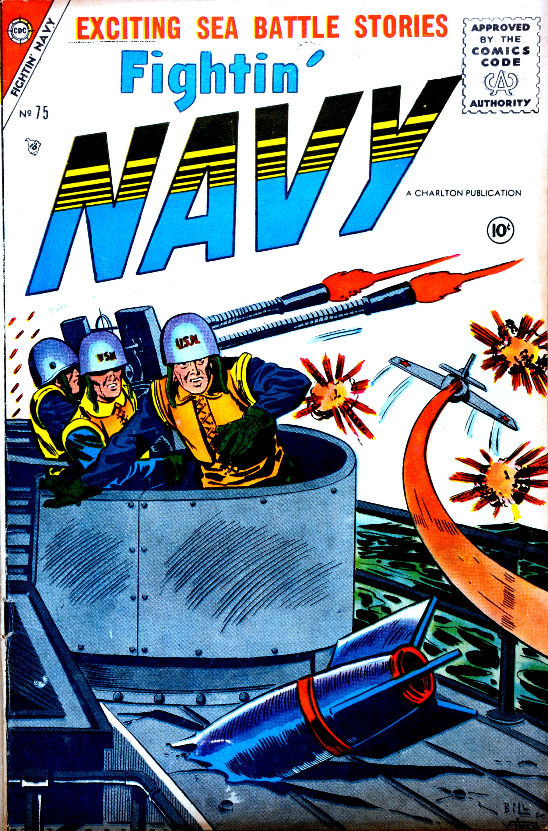 Read online Fightin' Navy comic -  Issue #75 - 1