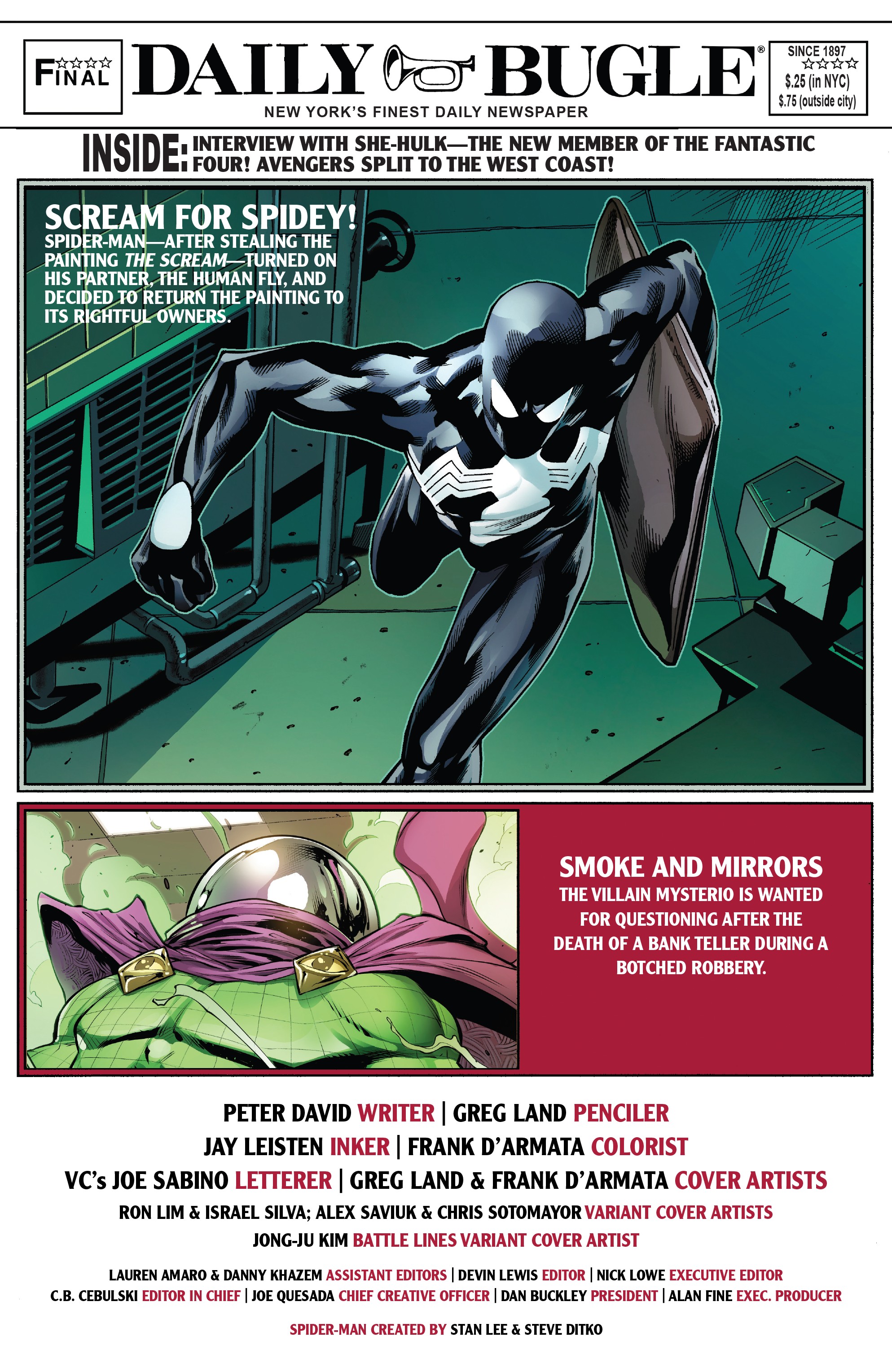 Read online Symbiote Spider-Man comic -  Issue #2 - 2