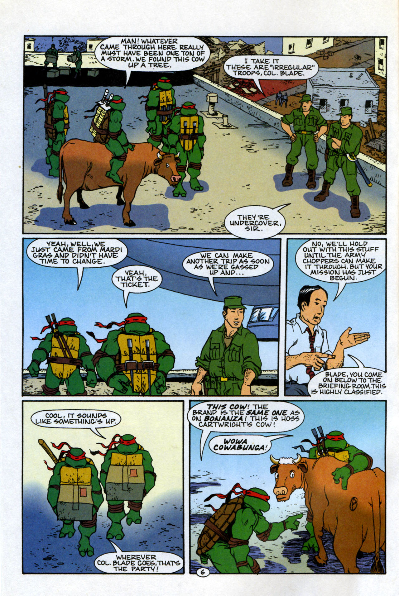 Teenage Mutant Ninja Turtles/Flaming Carrot Crossover Issue #1 #1 - English 7