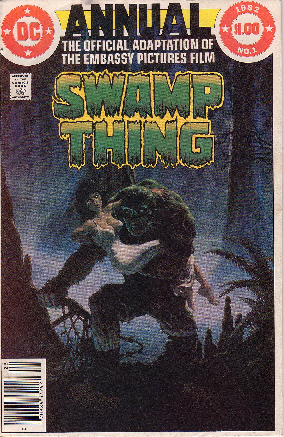 Read online Swamp Thing (1982) comic -  Issue # _Annual 1 - 1