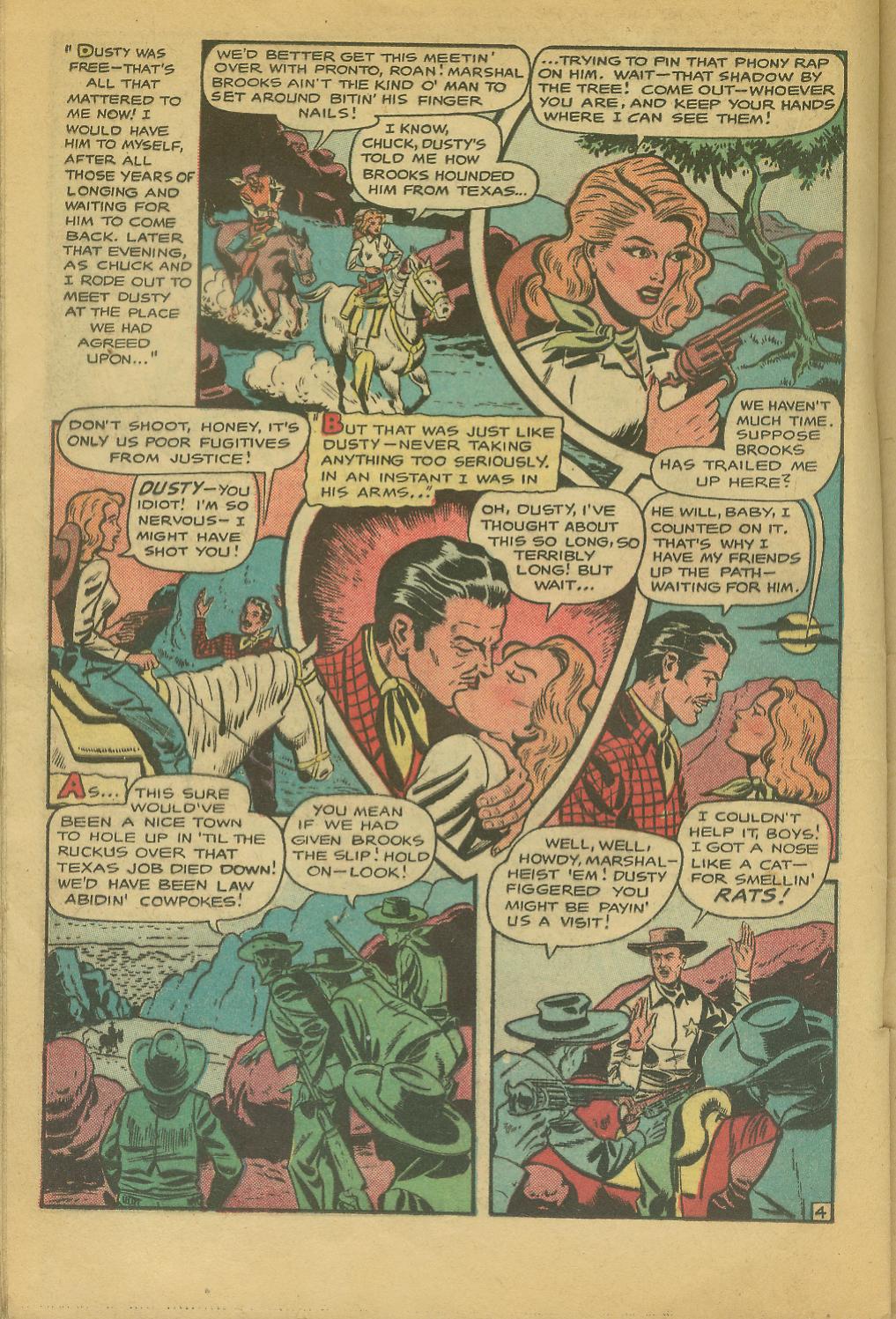 Read online Cowgirl Romances (1950) comic -  Issue #2 - 29