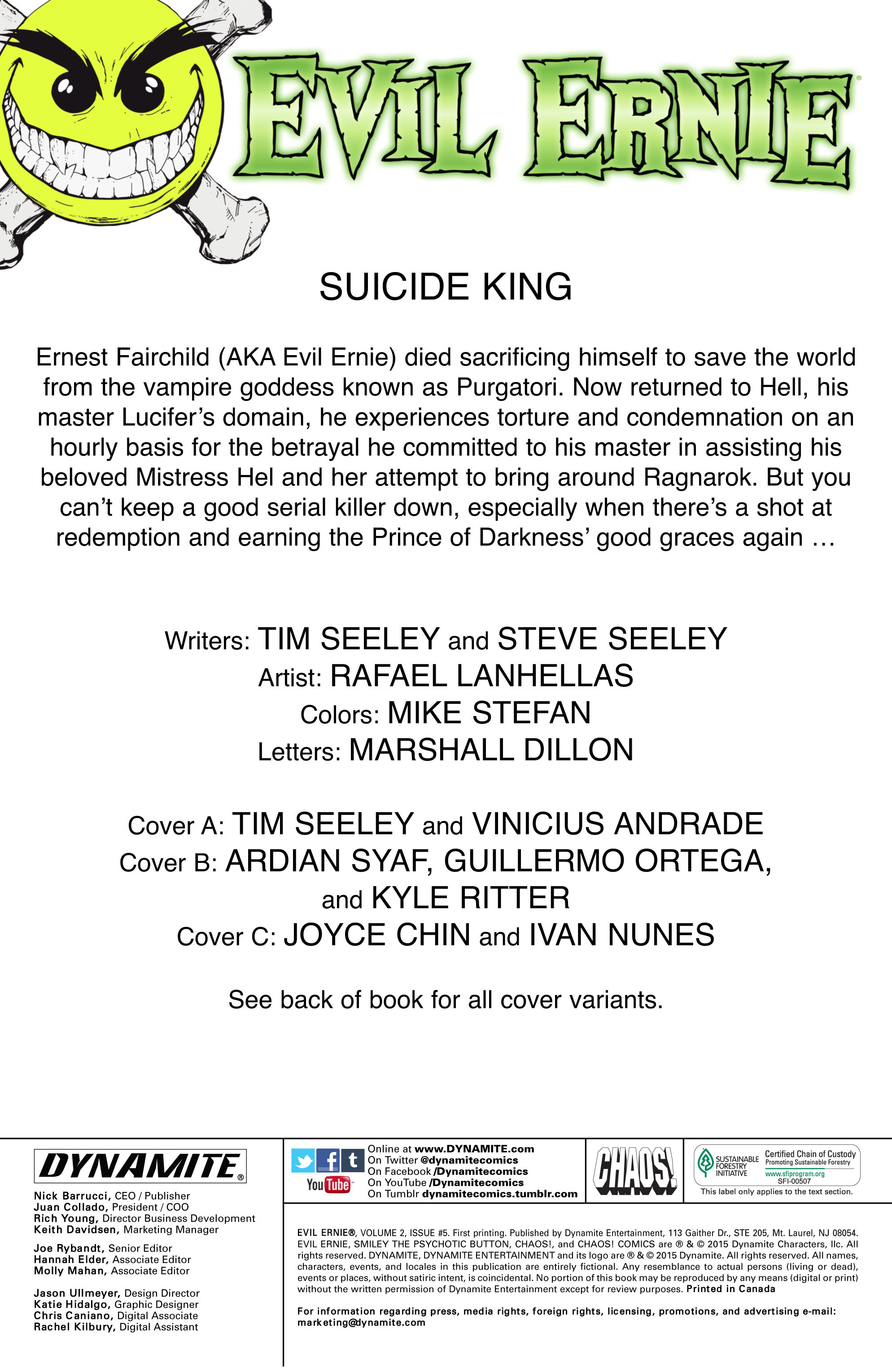 Read online Evil Ernie (2014) comic -  Issue #5 - 3