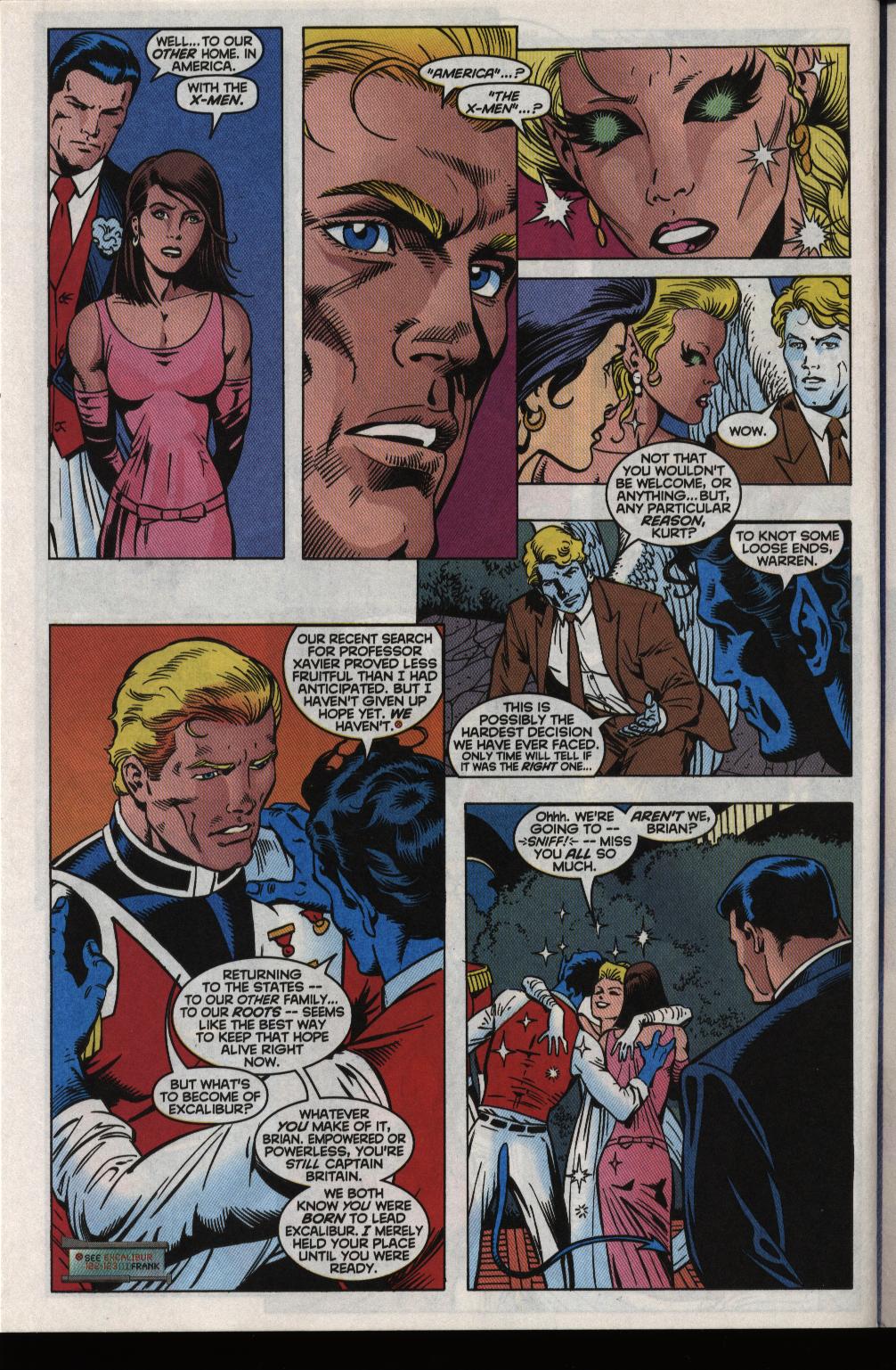 Read online Excalibur (1988) comic -  Issue #125 - 36