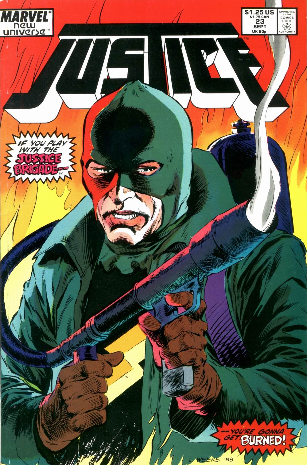 Read online Justice (1986) comic -  Issue #23 - 1