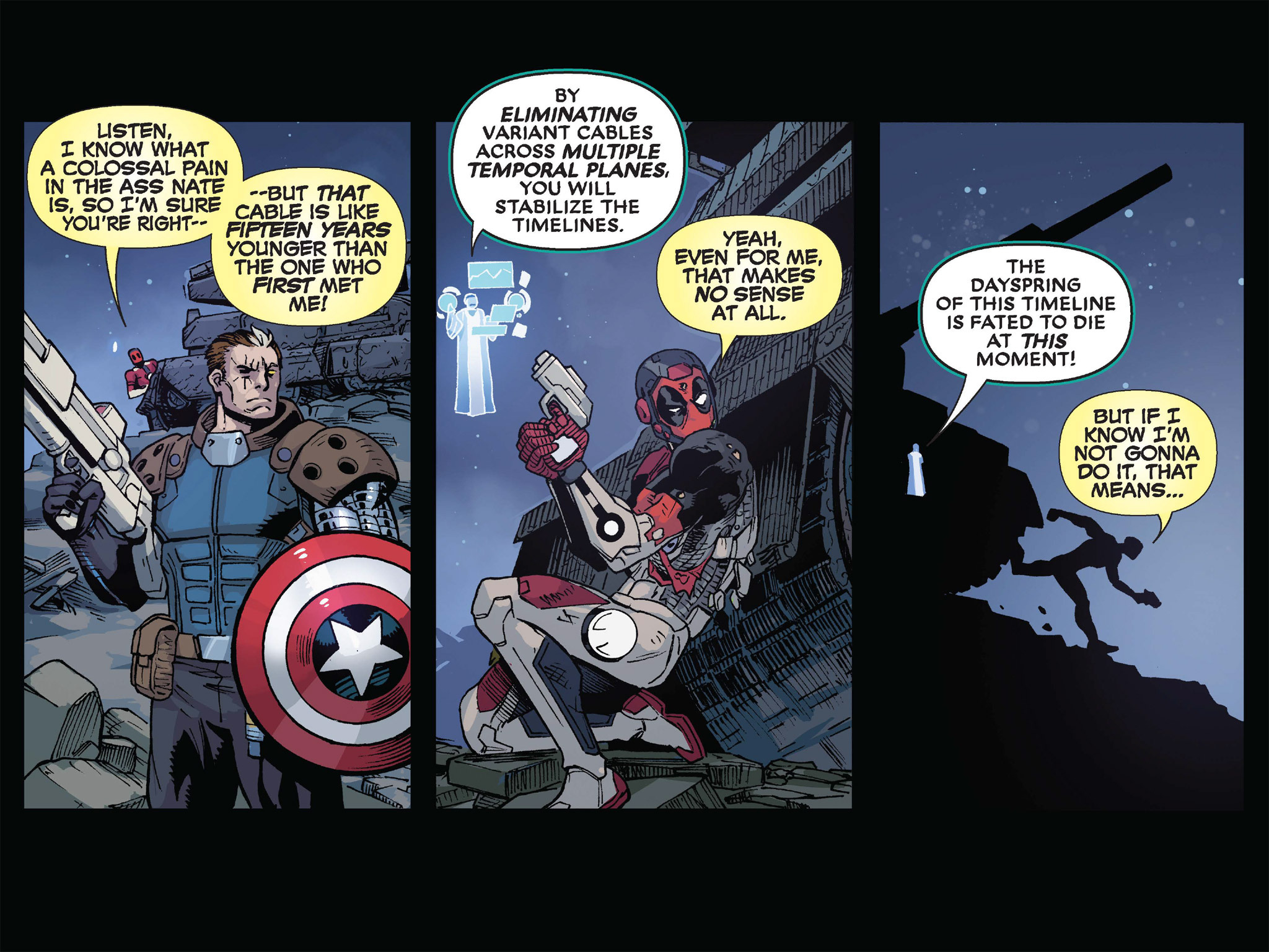 Read online Deadpool & Cable: Split Second Infinite Comic comic -  Issue #5 - 21