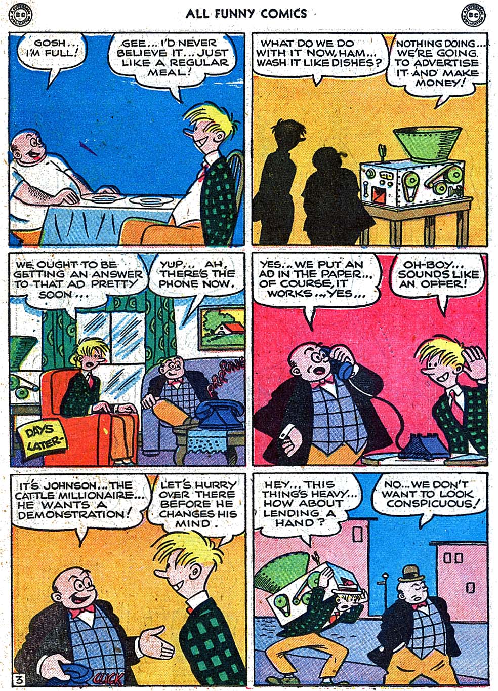 Read online All Funny Comics comic -  Issue #17 - 18