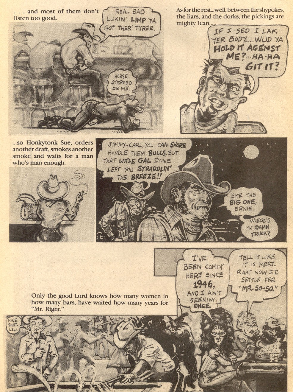 Read online Honkytonk Sue comic -  Issue #1 - 8