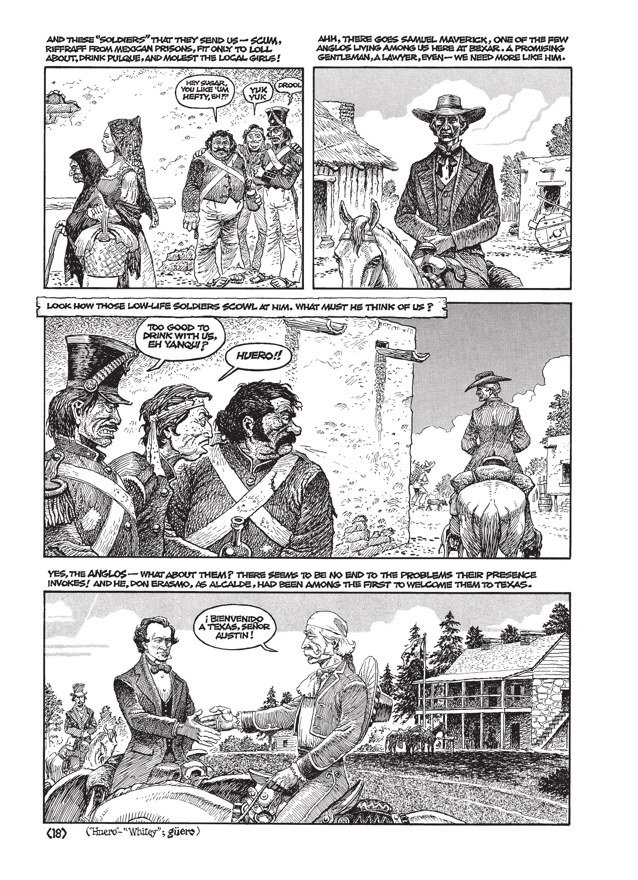 Read online Jack Jackson's American History: Los Tejanos and Lost Cause comic -  Issue # TPB (Part 1) - 22