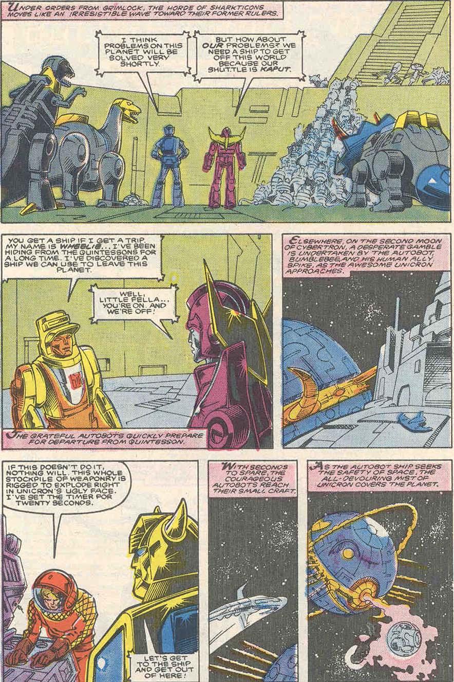 Read online The Transformers: The Movie comic -  Issue #2 - 23