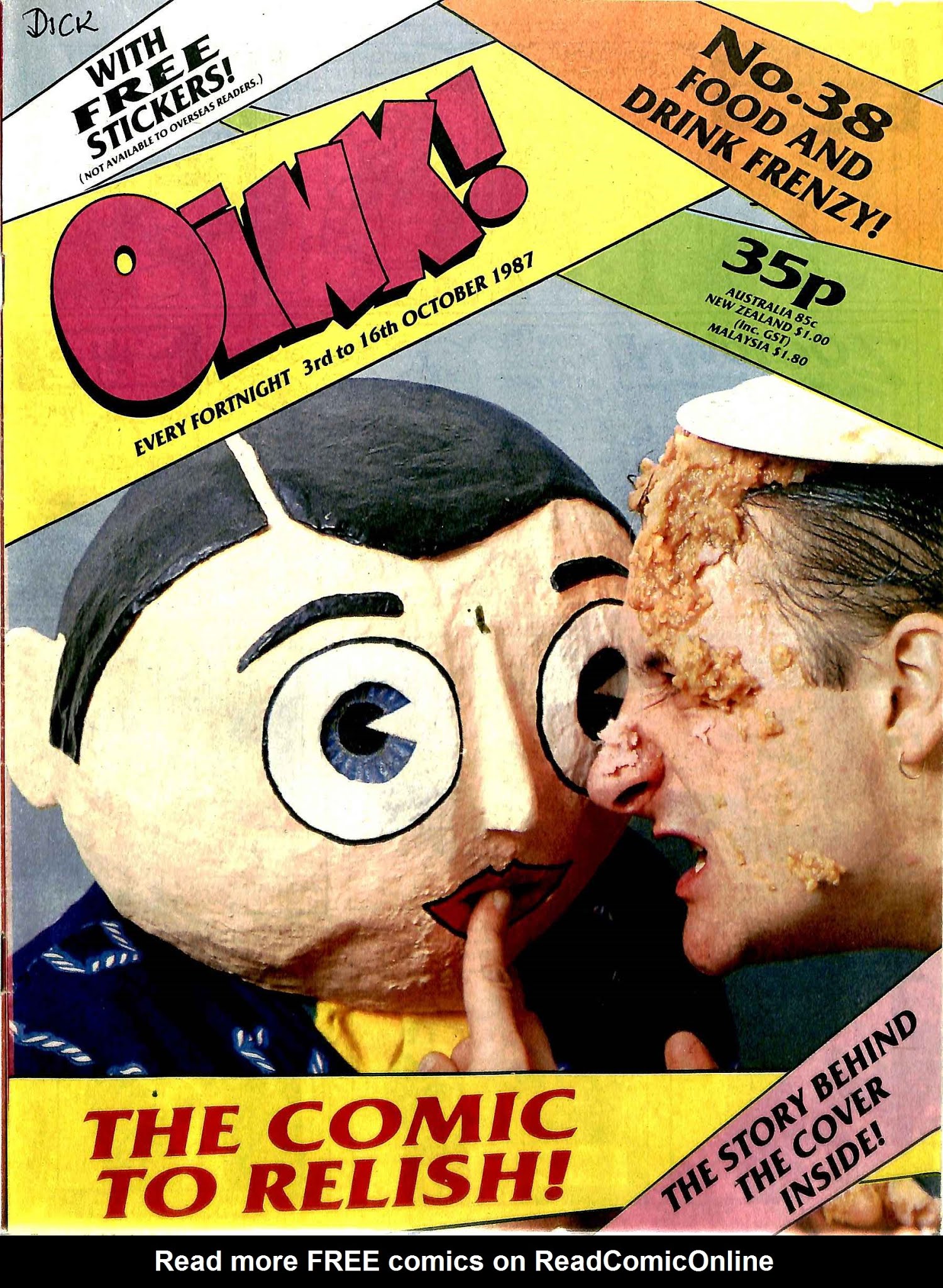 Read online Oink! comic -  Issue #38 - 1