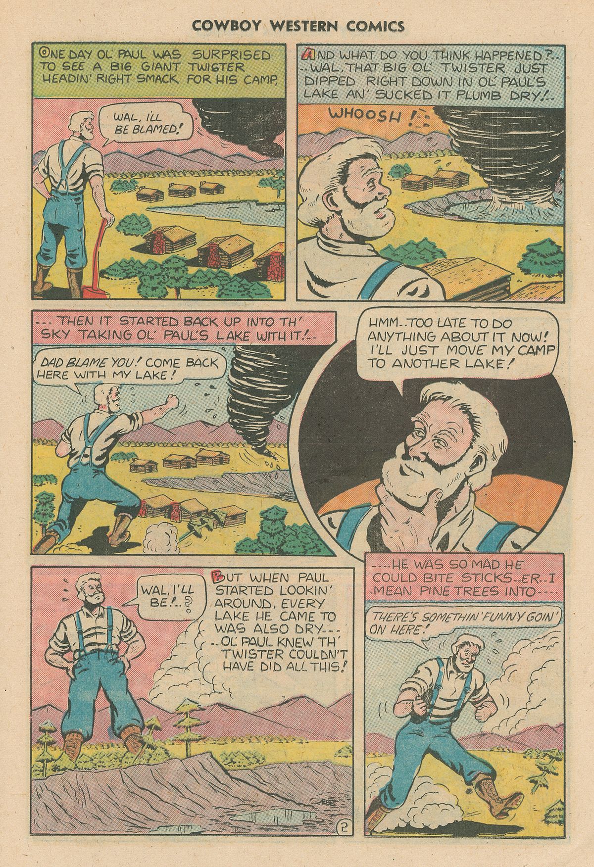 Read online Cowboy Western Comics (1948) comic -  Issue #31 - 23