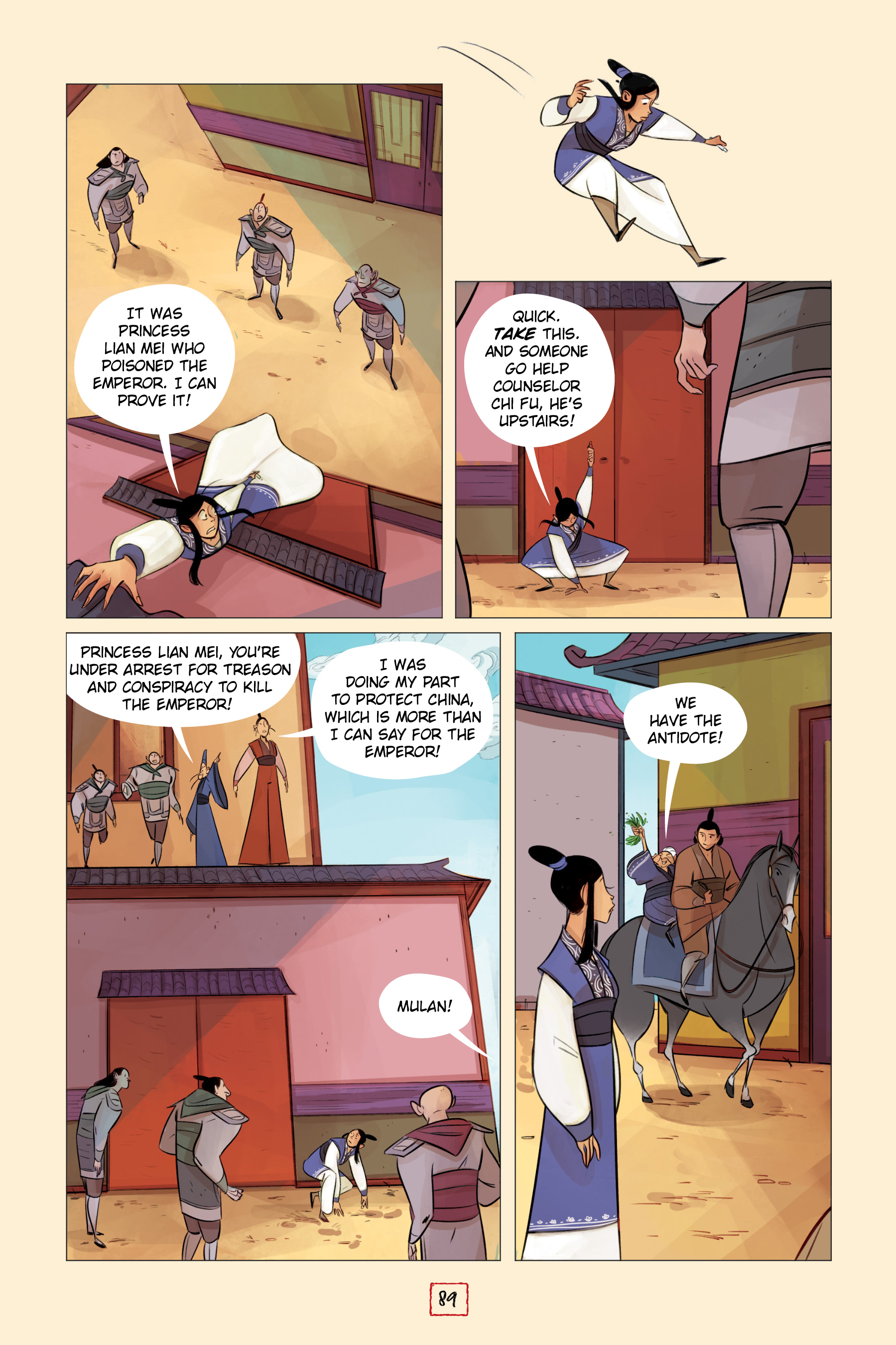 Read online Disney Mulan's Adventure Journal: The Palace of Secrets comic -  Issue # TPB - 88
