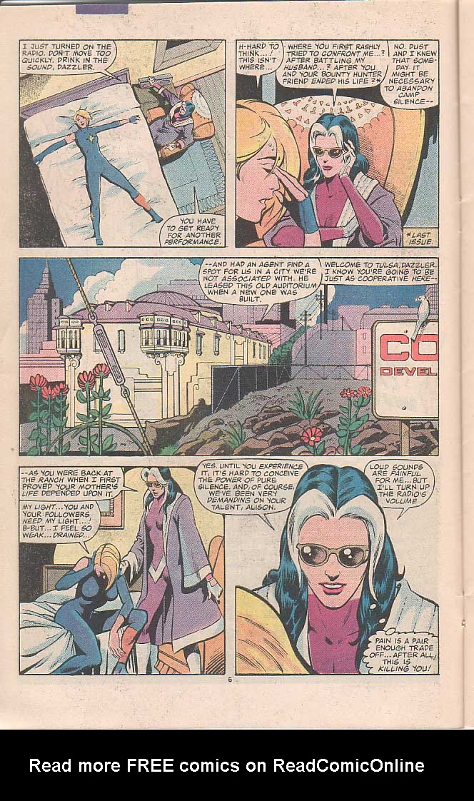 Read online Dazzler (1981) comic -  Issue #42 - 7