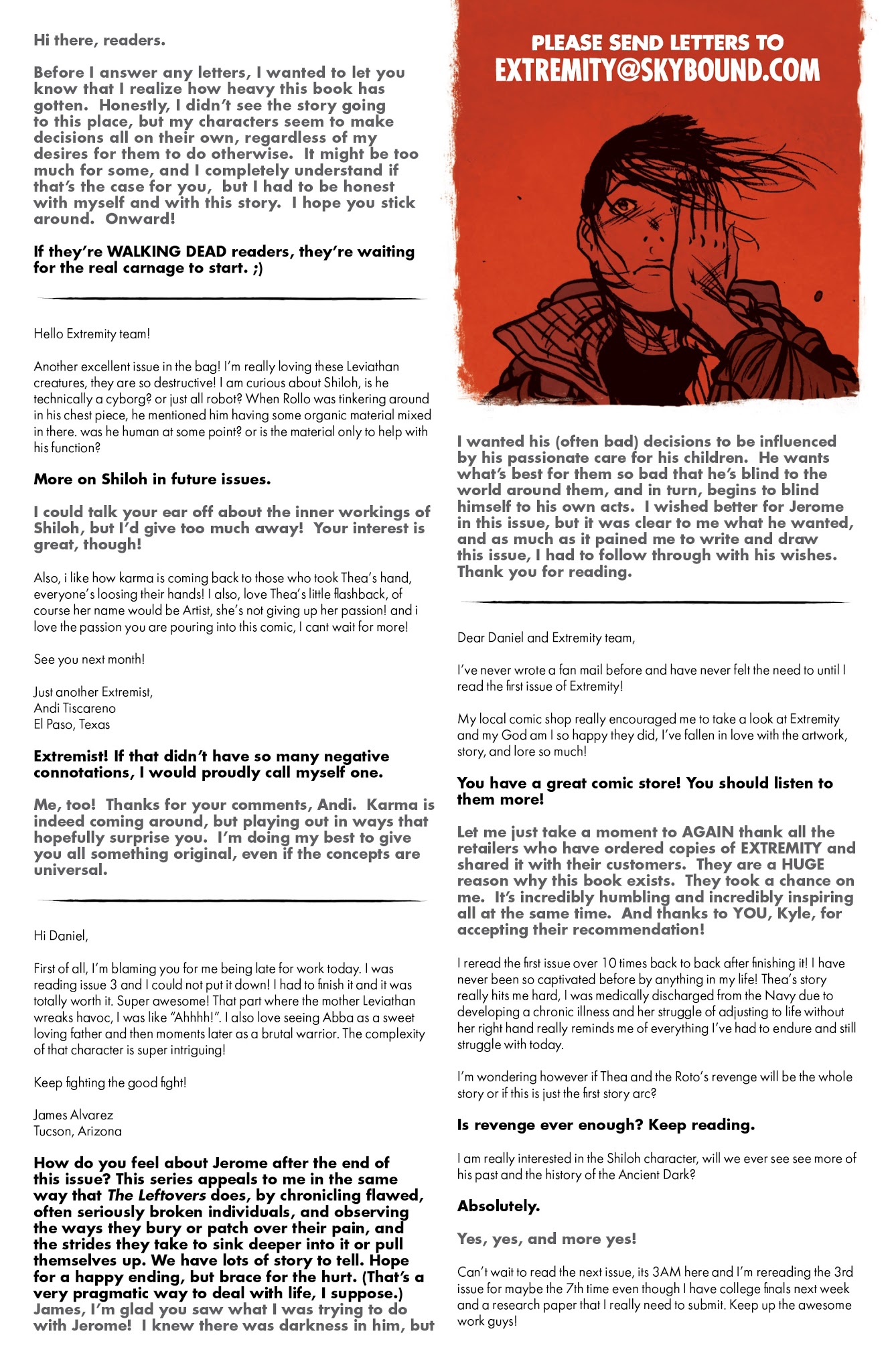 Read online Extremity comic -  Issue #5 - 22