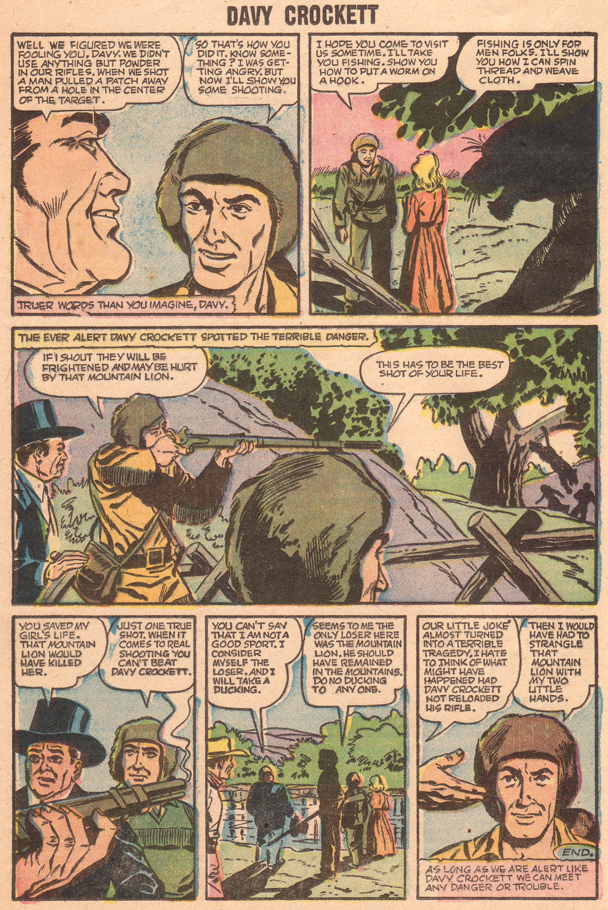 Read online Davy Crockett comic -  Issue #5 - 17