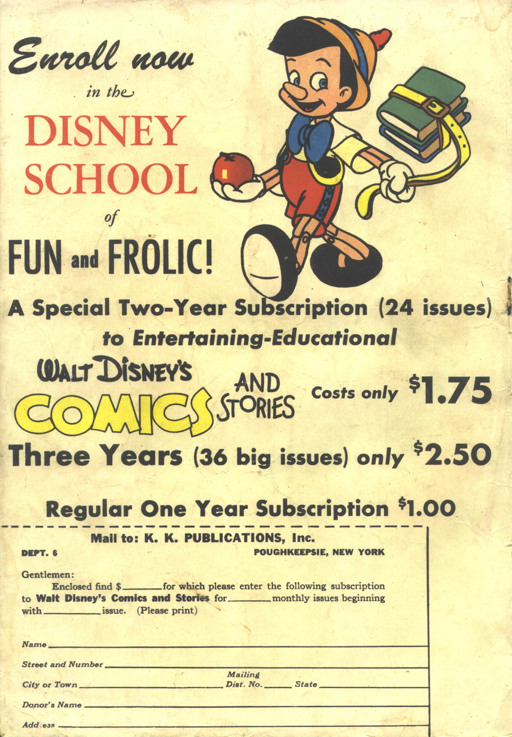 Read online Walt Disney's Comics and Stories comic -  Issue #44 - 53