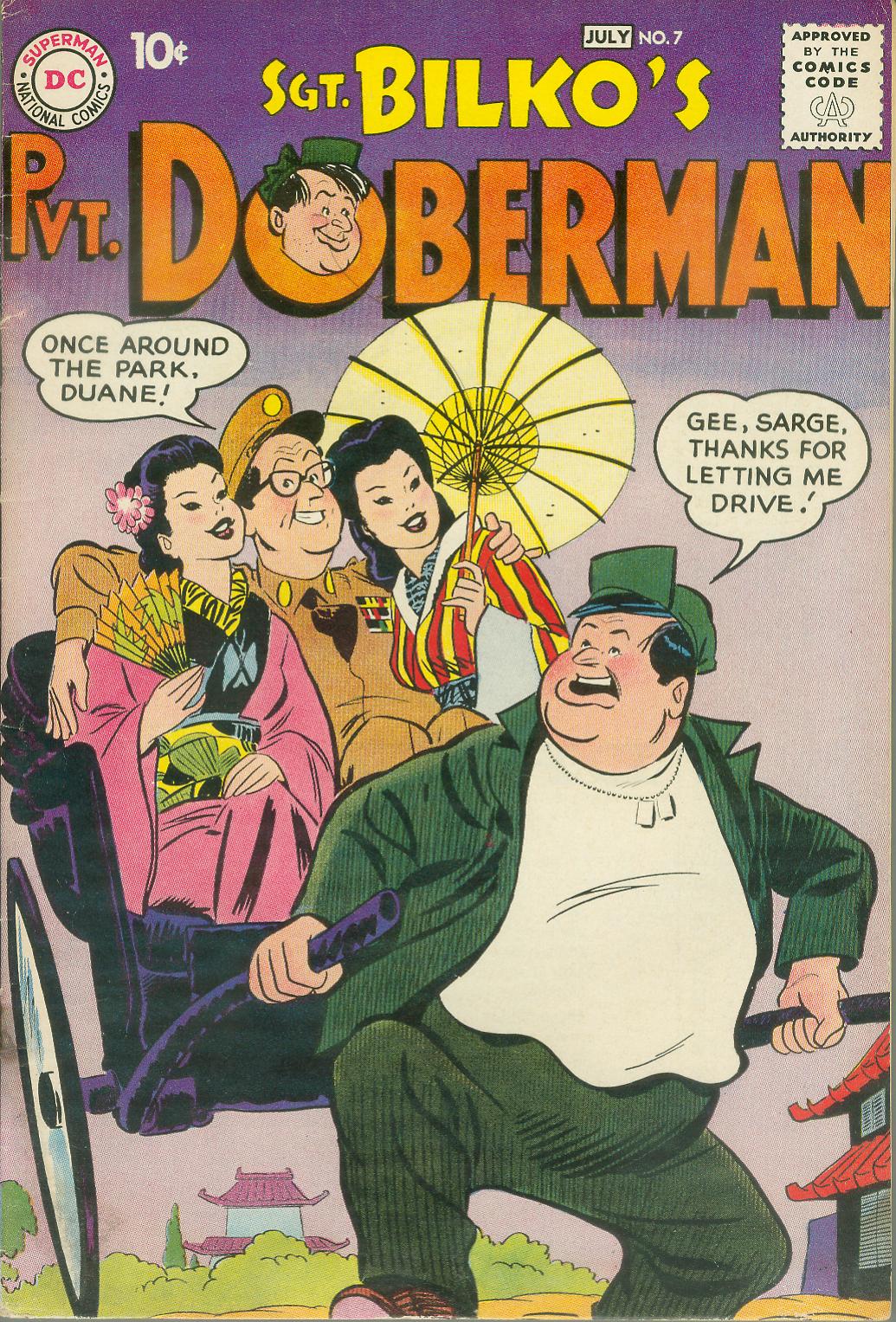 Read online Sgt. Bilko's Pvt. Doberman comic -  Issue #7 - 1