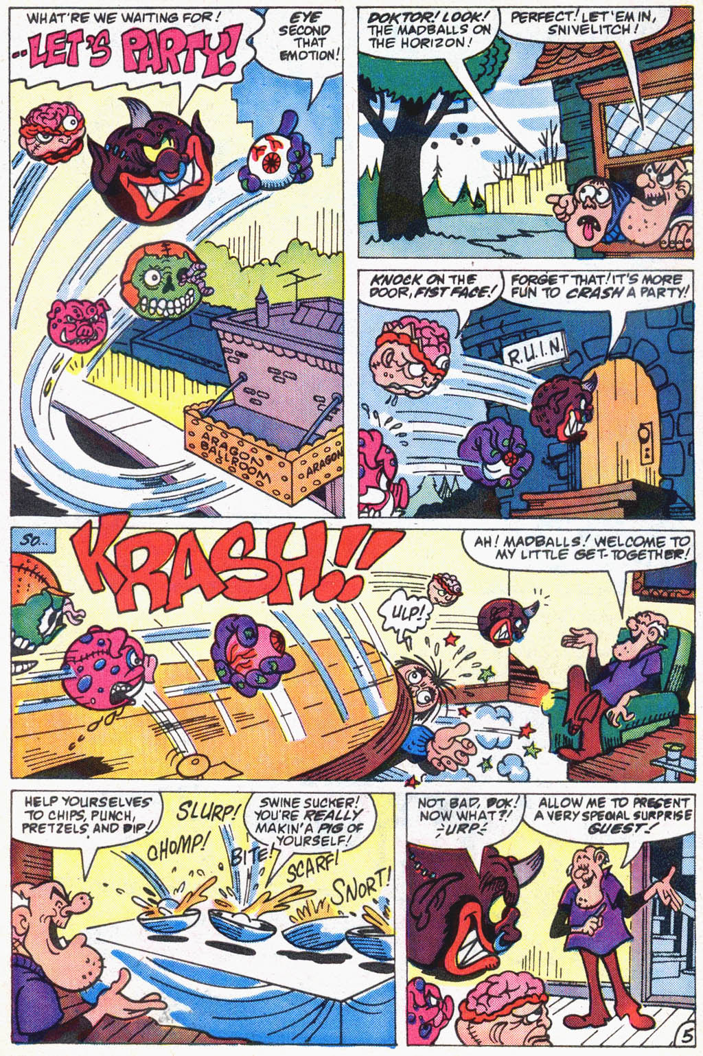 Read online Madballs comic -  Issue #6 - 6