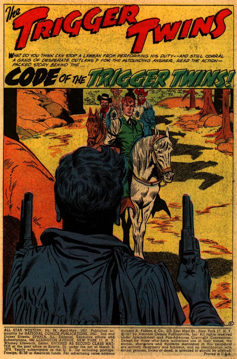 Read online All-Star Western (1951) comic -  Issue #94 - 3